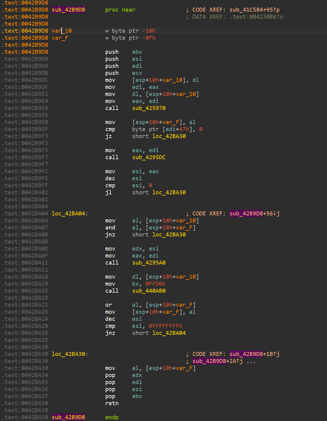 Automatic Disassembly
