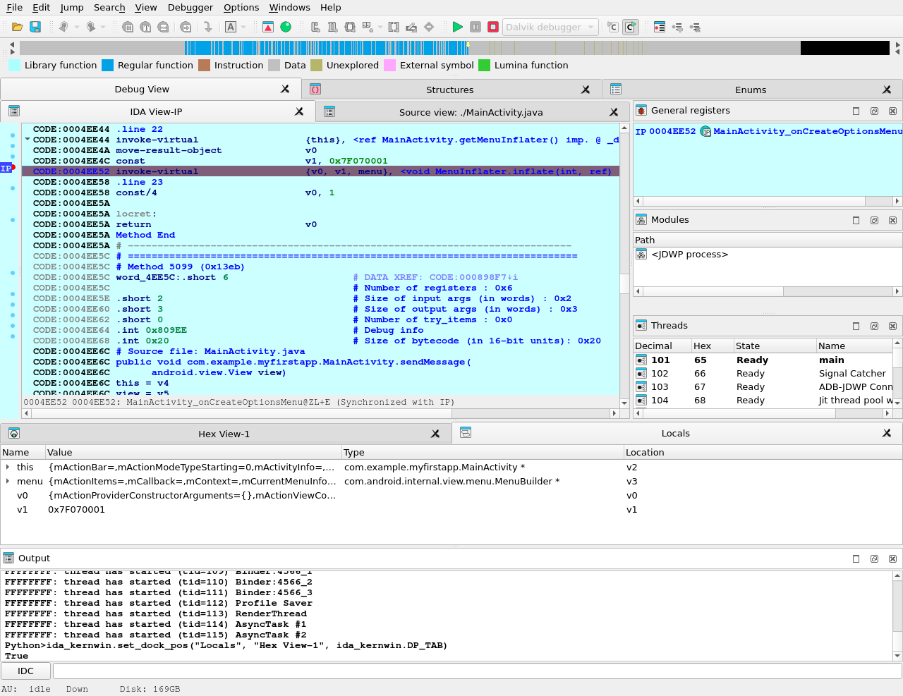 dalvik type guessing on