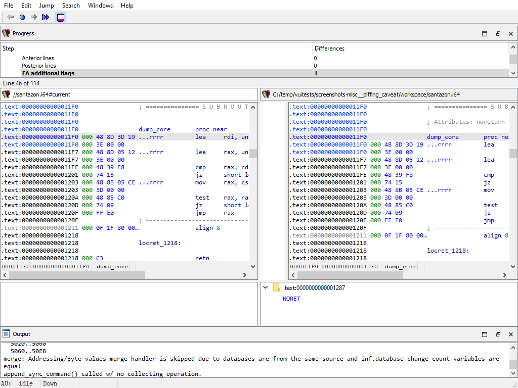 noret attribute missing