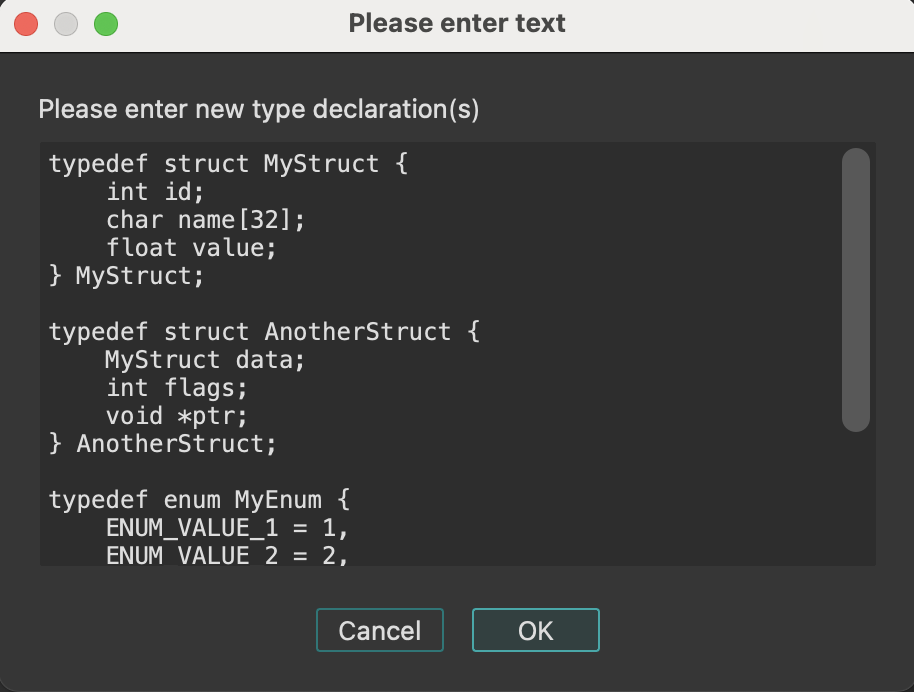 Parse definitions tab
