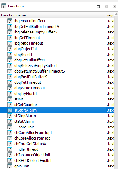 Fusion style tabular view selection