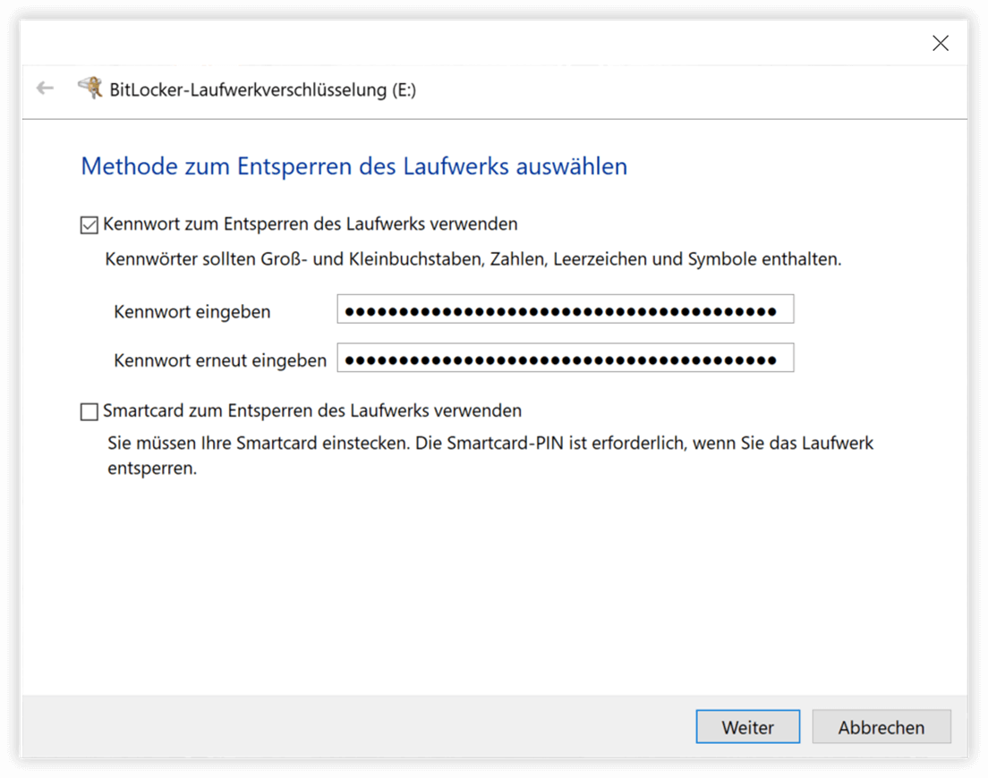 Kennwortmethode