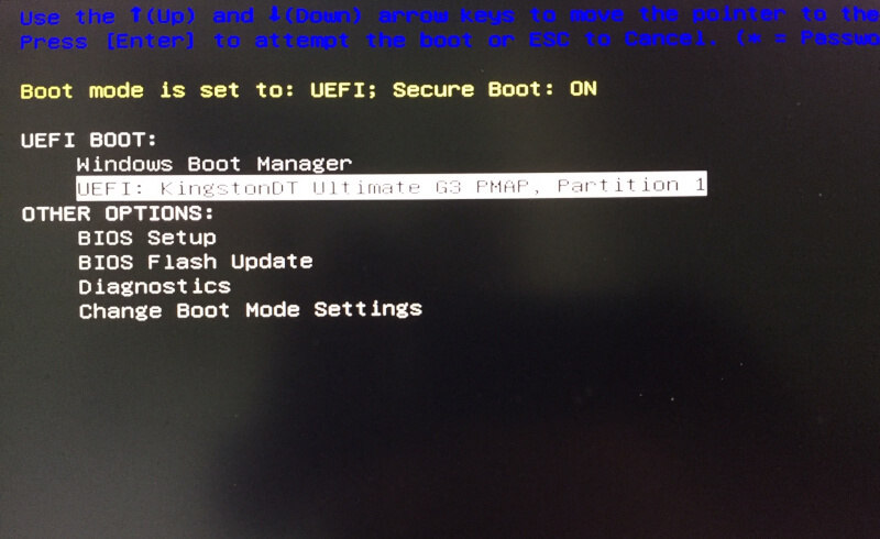 DELL Bootmenü