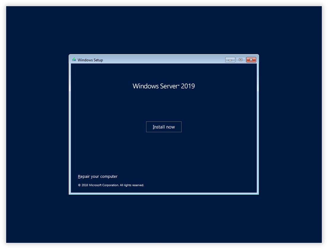 Installationsvorgang starten