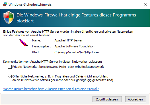 Beschriftung