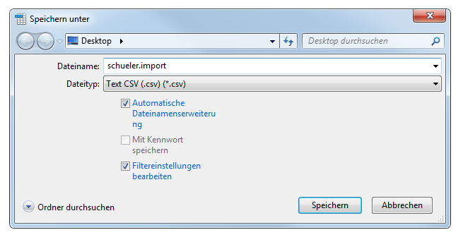Filtereinstellungen bearbeiten bitte anhaken!