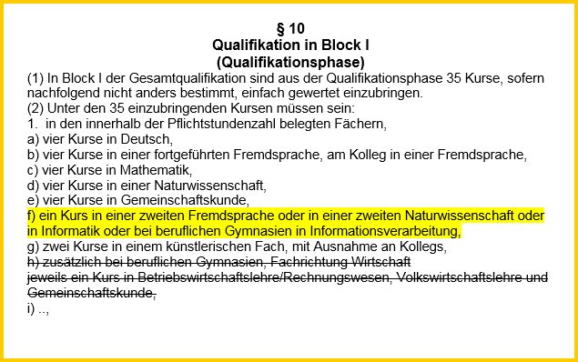 Beschriftung