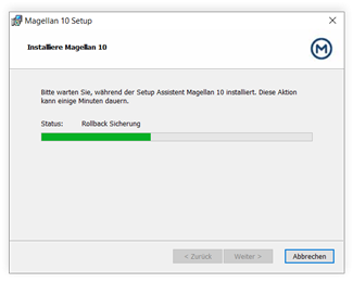 Installation läuft