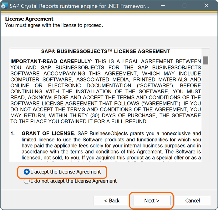 License Agreement