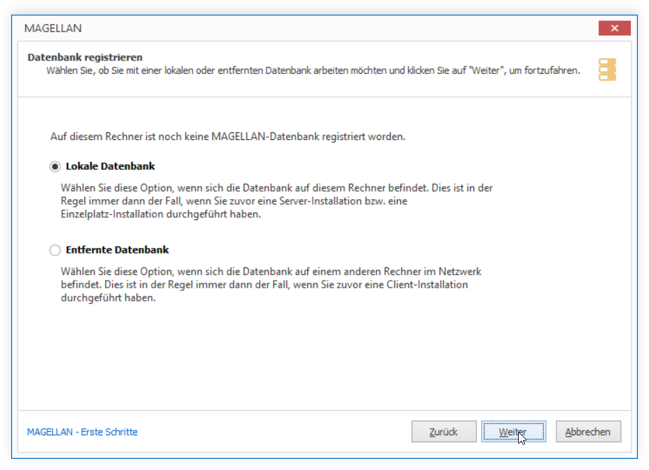 Lokale Datenbank