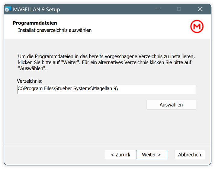 Installationspfad Programmdateien