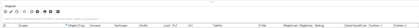 Eingaben für Mitglieder
