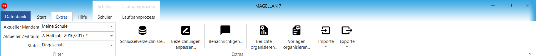Gruppe `Extras`