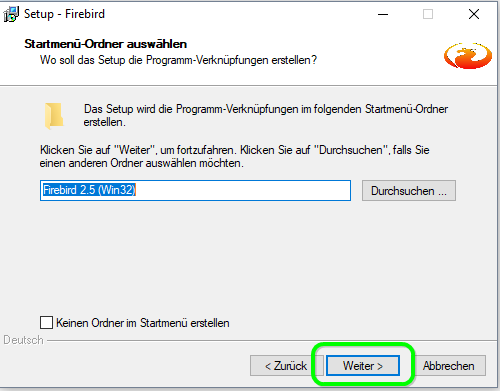 Weiter!