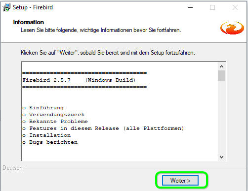 Weiter!