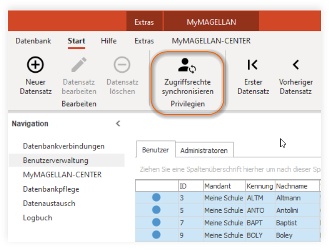Emails für weitere Nutzer erfassen