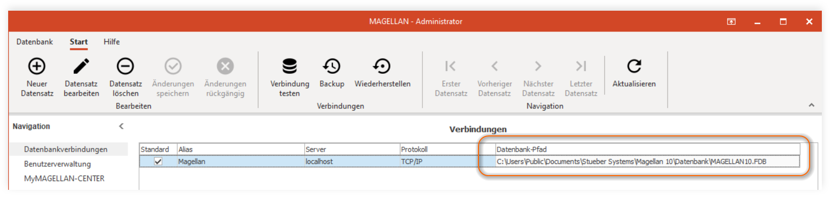 Verbindungsinformationen