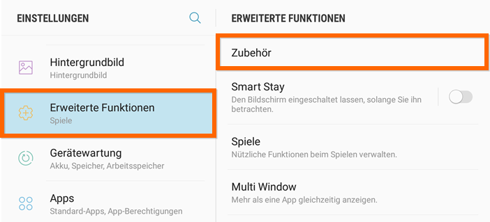 Erweitertefunktionen