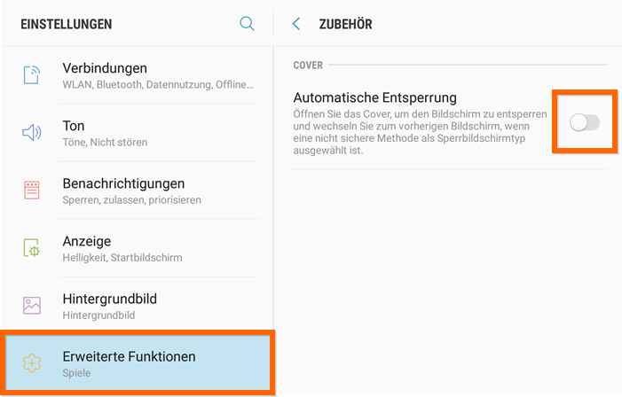 Erweitertefunktionen