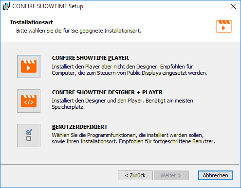 Installationsart
