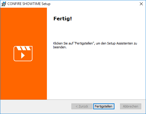 Eine erfolgreiche Installation